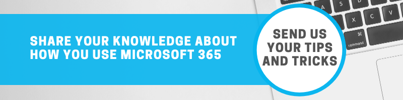 Share your Microsoft 365 tip